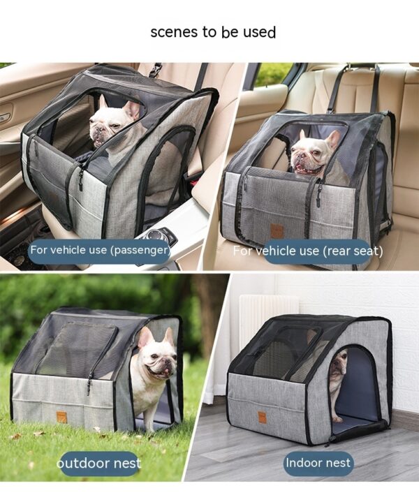 Pet Car Supplies Dog Dog Cage Nest Go Out Portable - Image 3